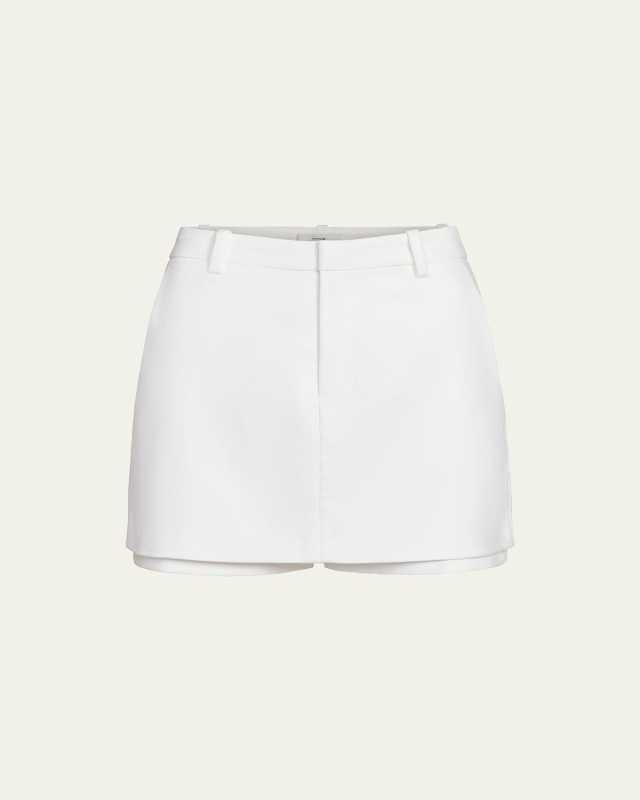Tailored Mid-Rise Skort